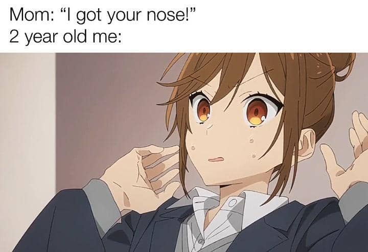 meme anime tentang hidung