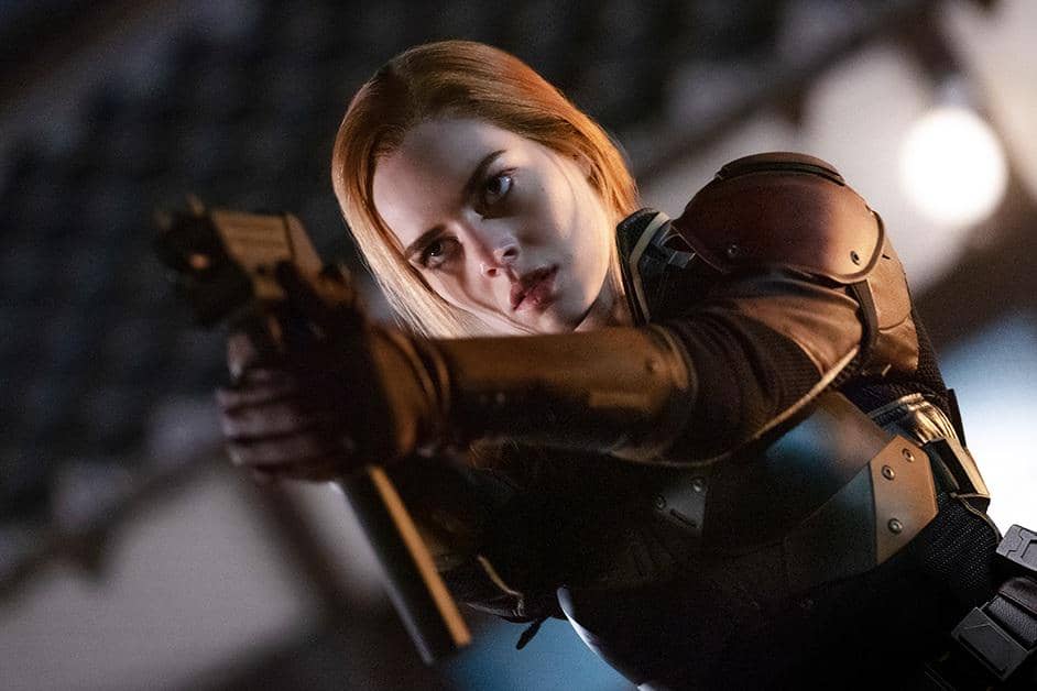 Samara Weaving dalam film Snake Eyes