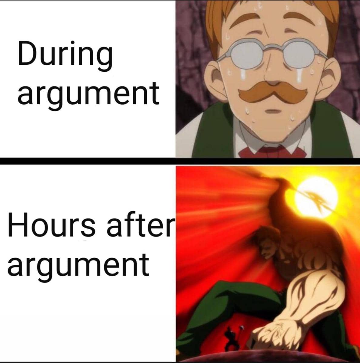 meme anime tentang adu argumen