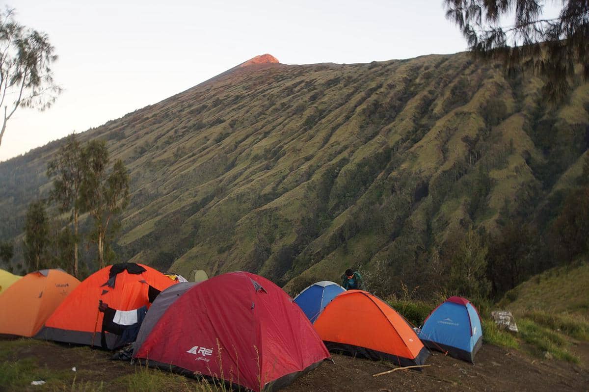 ilustrasi camp pendaki