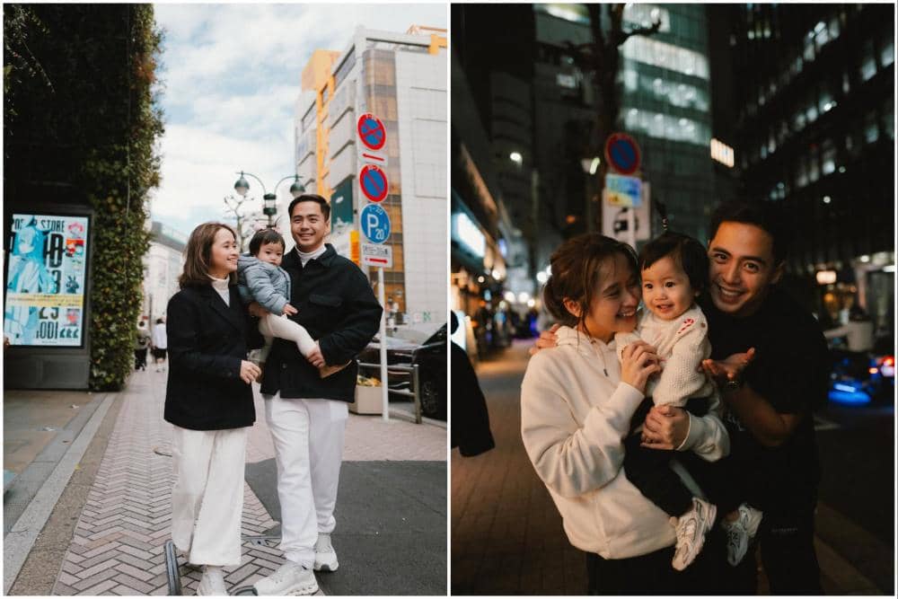 10 Potret Keluarga Gritte Agatha saat Jalan-jalan di Tokyo, Happy!