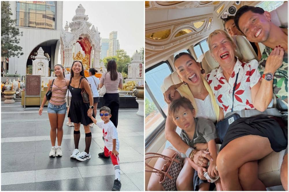 10 Potret Keluarga Jennifer Bachdim saat Jalan-jalan di Bangkok, Seru!