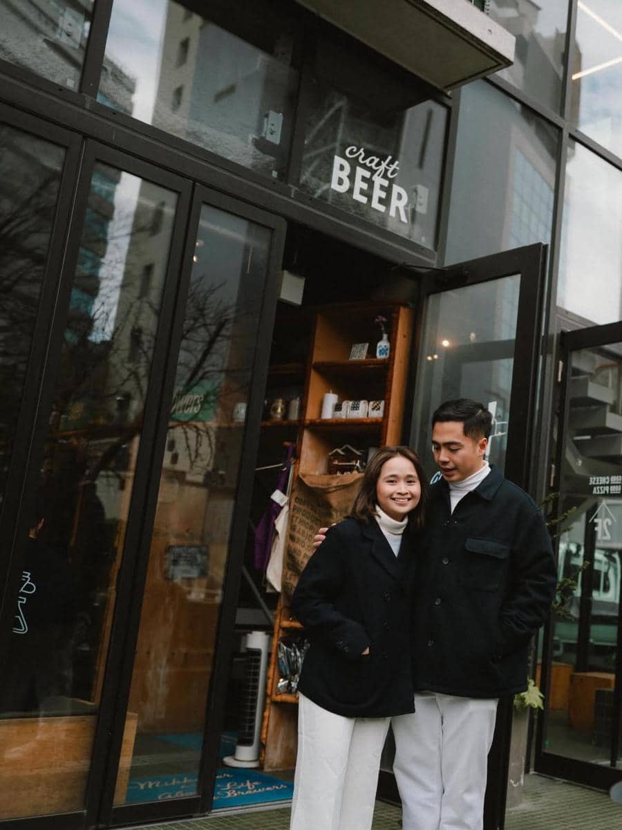 Keluarga Gritte Agatha saat jalan-jalan di Tokyo