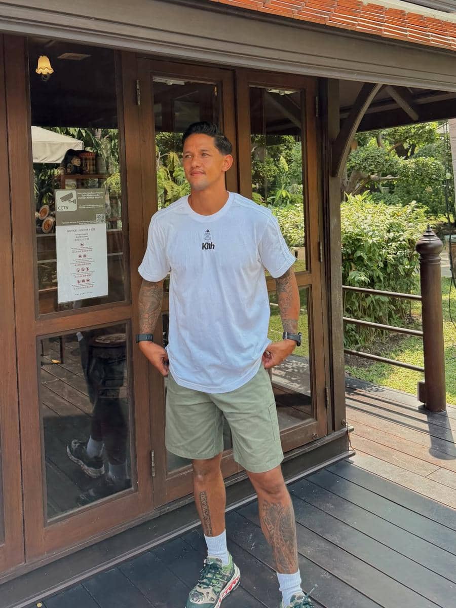 Keluarga Jennifer Bachdim saat jalan-jalan di Bangkok