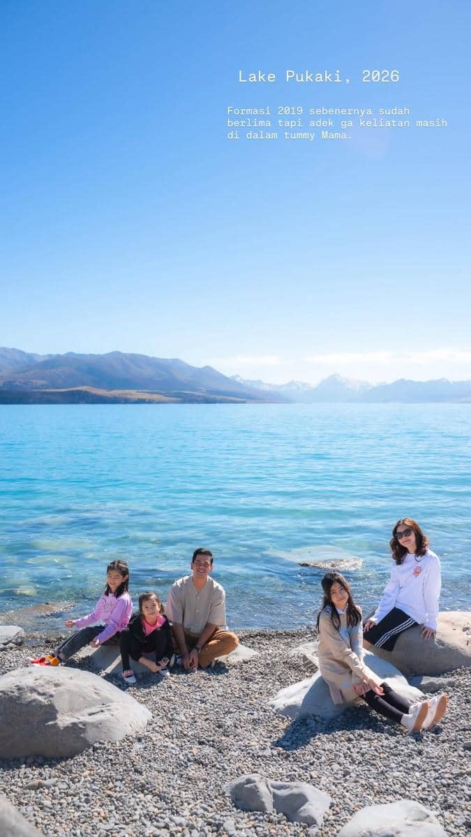 Keluarga Tyara Renata liburan ke New Zealand