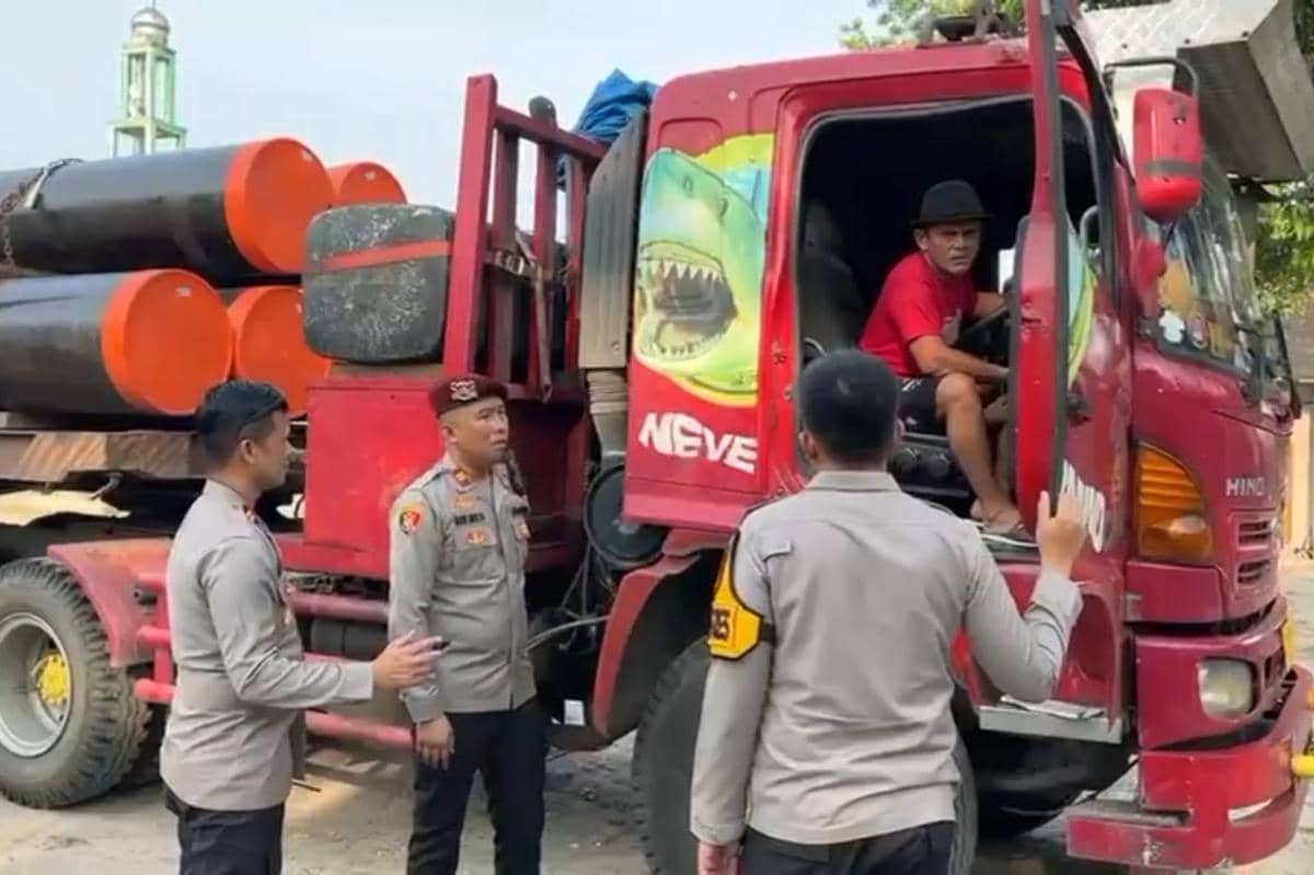 130 Truk Sumbu 3 Dikandangkan, Nekat Lewat di Jalintim saat Arus Balik