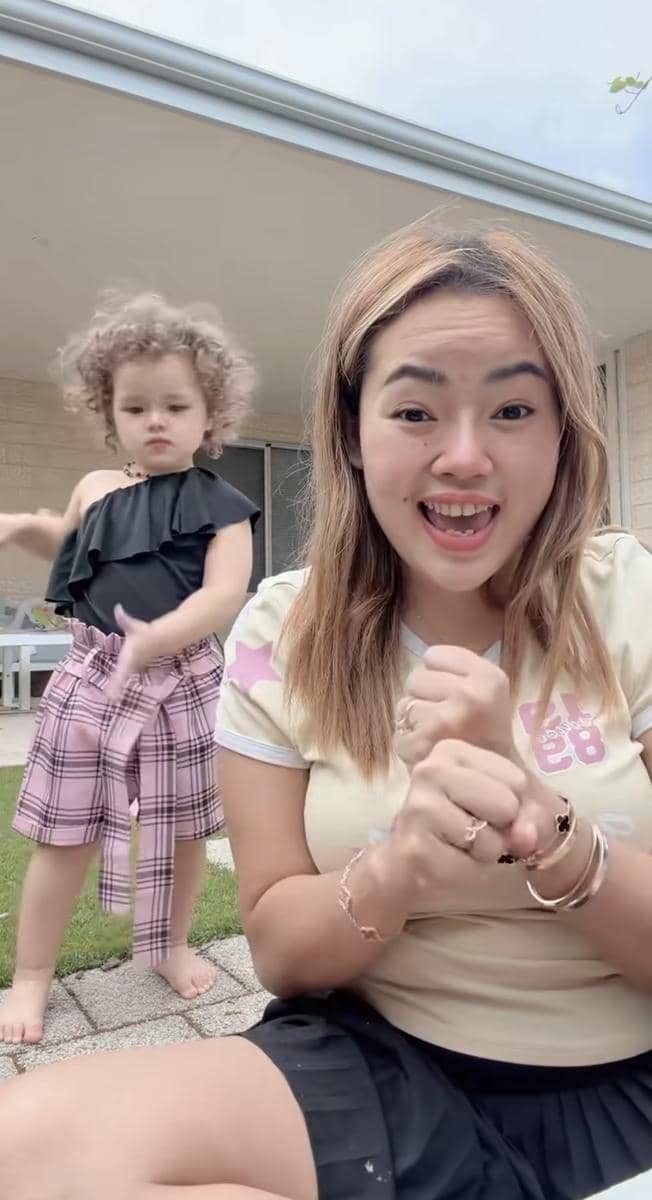 OOTD Ibu-Anak ala Briella dan Mama Niken (instagram.com/niken.havana_)