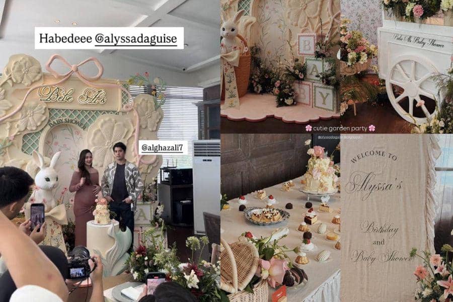 Dekorasi Baby Shower dan Birthday Alyssa Daguise, Pastel yang Manis!