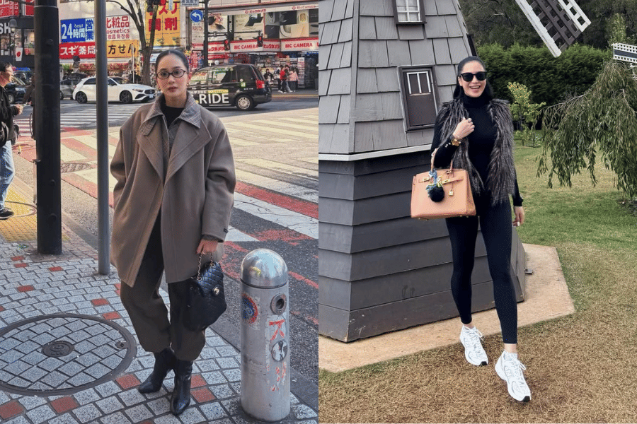 Adu gaya Vicky Zainal dan Bunga Zainal