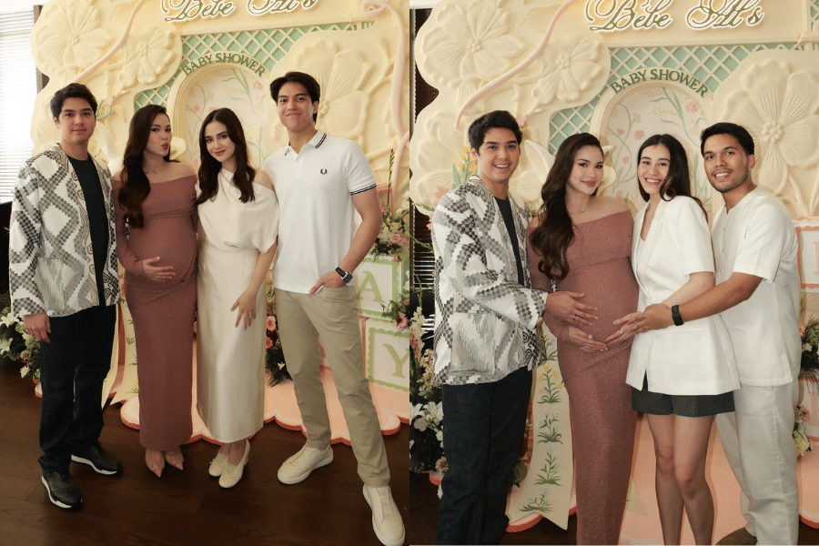 Gaya Seleb di Baby Shower dan Birthday Party Alyssa Daguise, Stunning