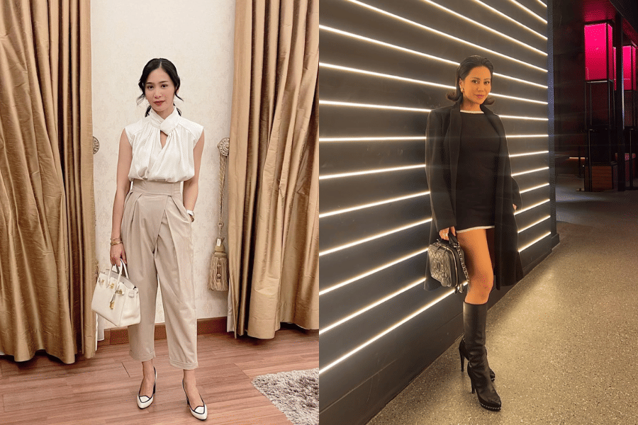 Adu gaya Vicky Zainal dan Bunga Zainal