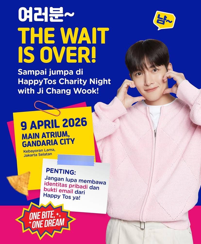 Ji Chang Wook akan hadiri HappyTos Charity Night di Jakarta
