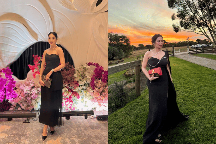 Adu gaya Vicky Zainal dan Bunga Zainal