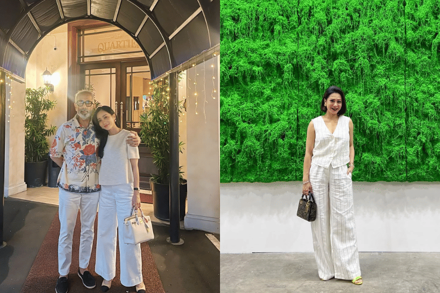 Adu gaya Vicky Zainal dan Bunga Zainal