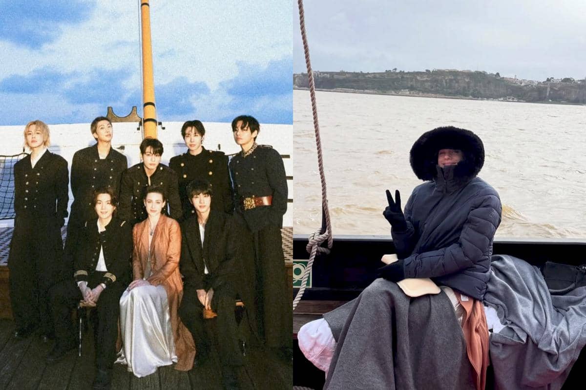 7 Potret Lili Reinhart di Balik Layar MV SWIM BTS, Lawan Mabuk Laut