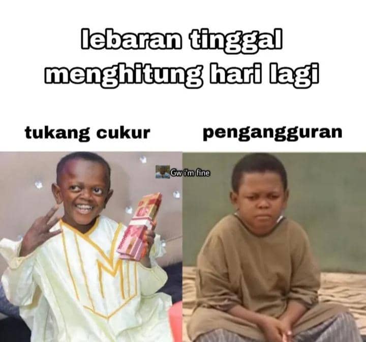 meme cukur rambut
