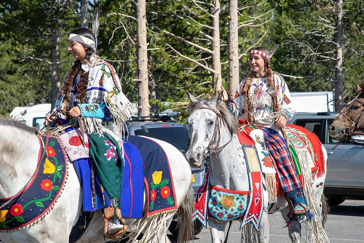 Kuda Appaloosa bersama suku Nez Perce