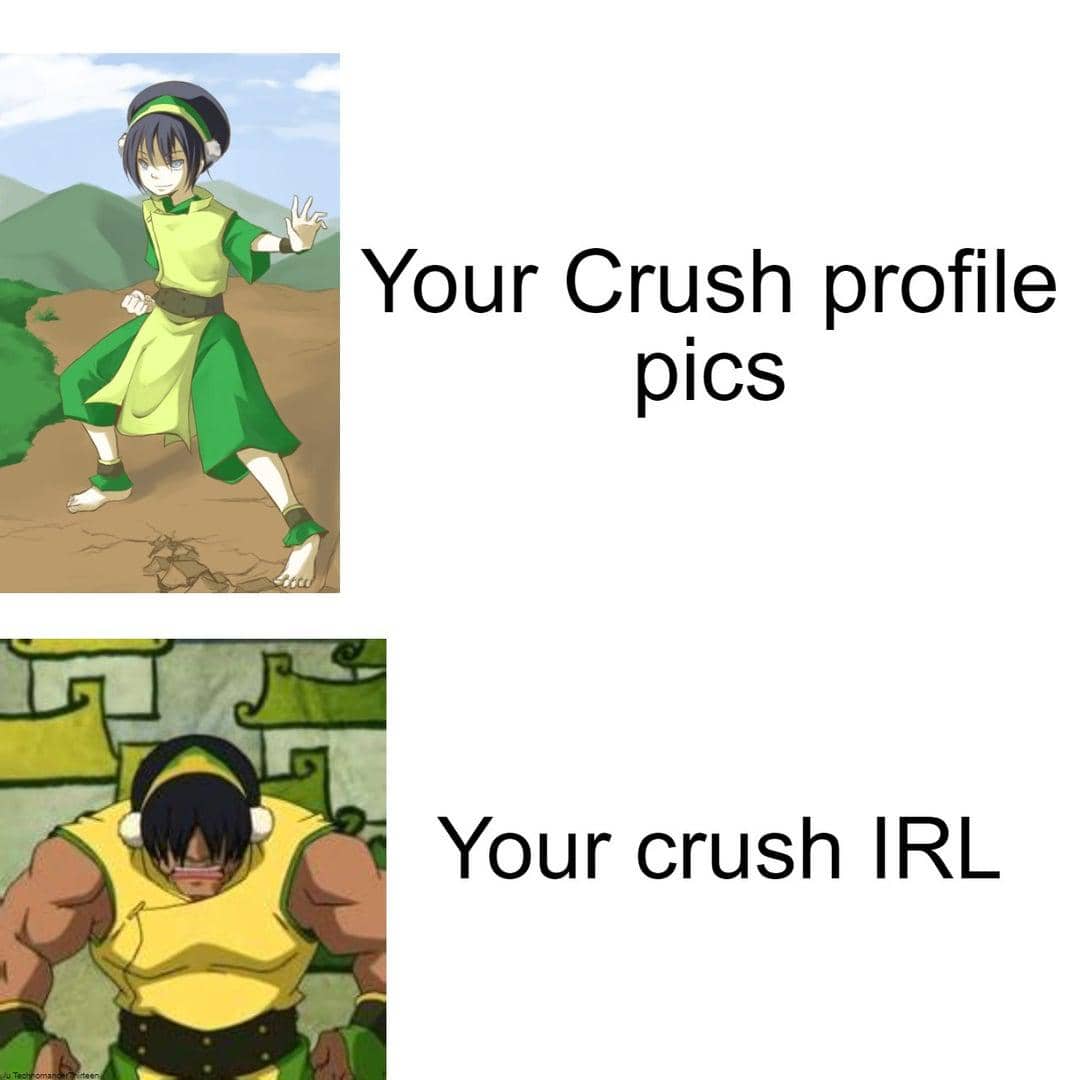 meme kartun tentang foto profil