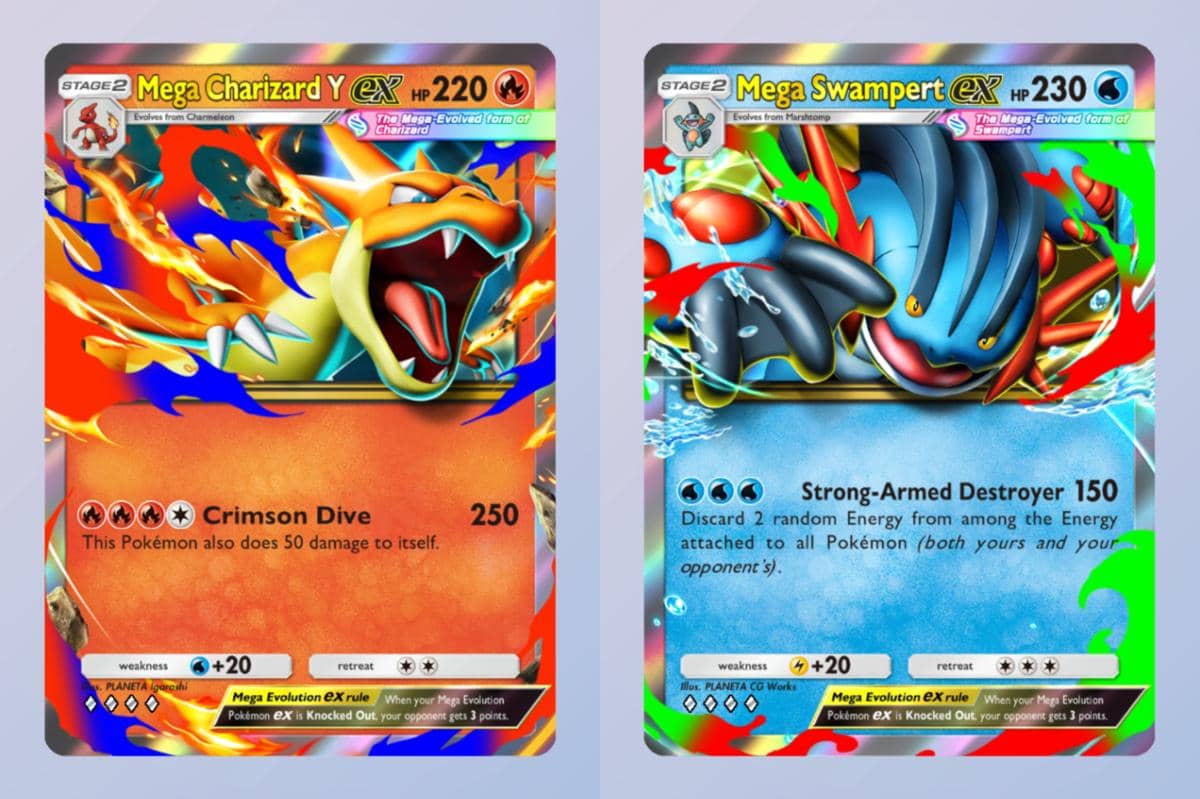 contoh kartu Double Rare