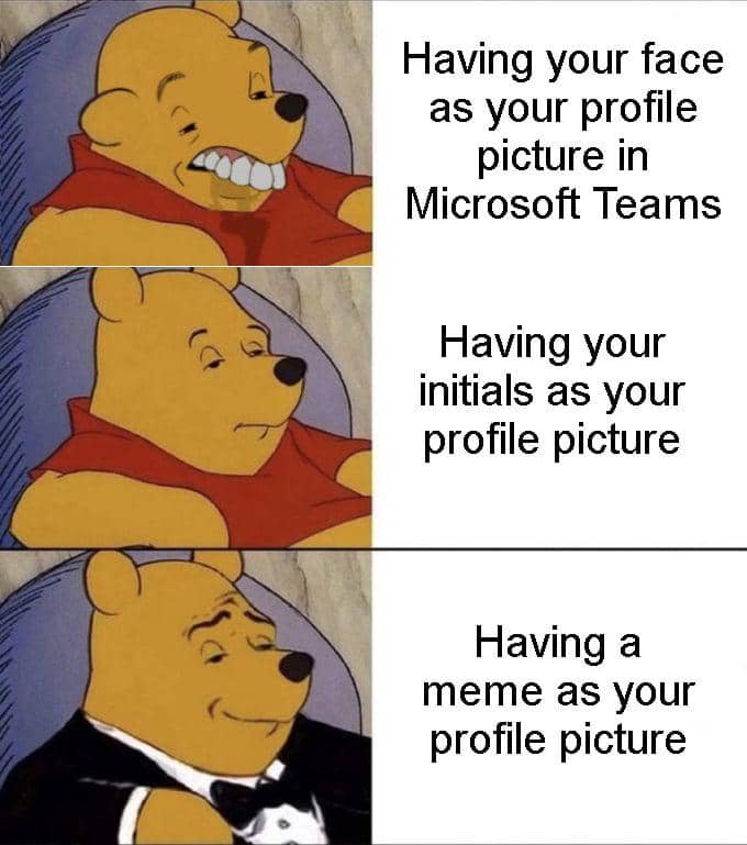 meme kartun tentang foto profil