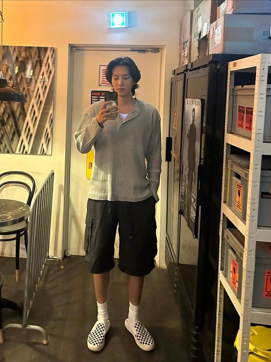 inspirasi outfit ala Lee Ki Taek 