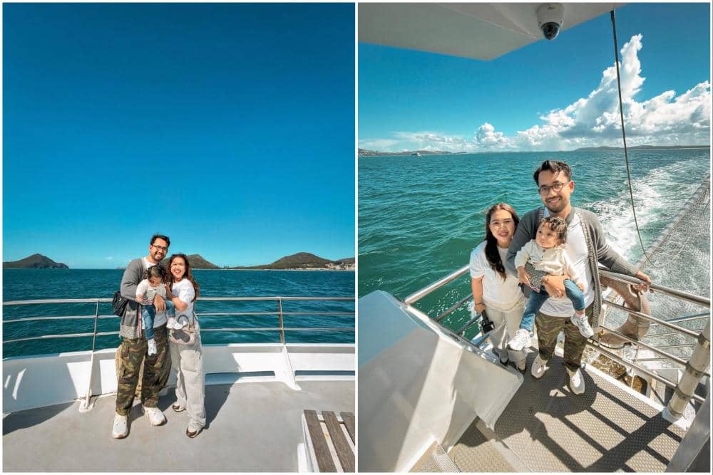 10 Potret Kiky Saputri dan Keluarga Naik Yacht di Australia, Enjoy!