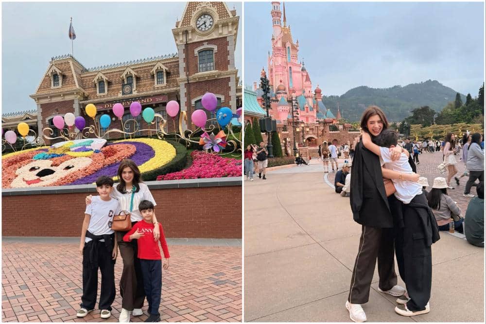 10 Potret Carissa Putri ajak Anak Liburan ke Hong Kong, Seru!