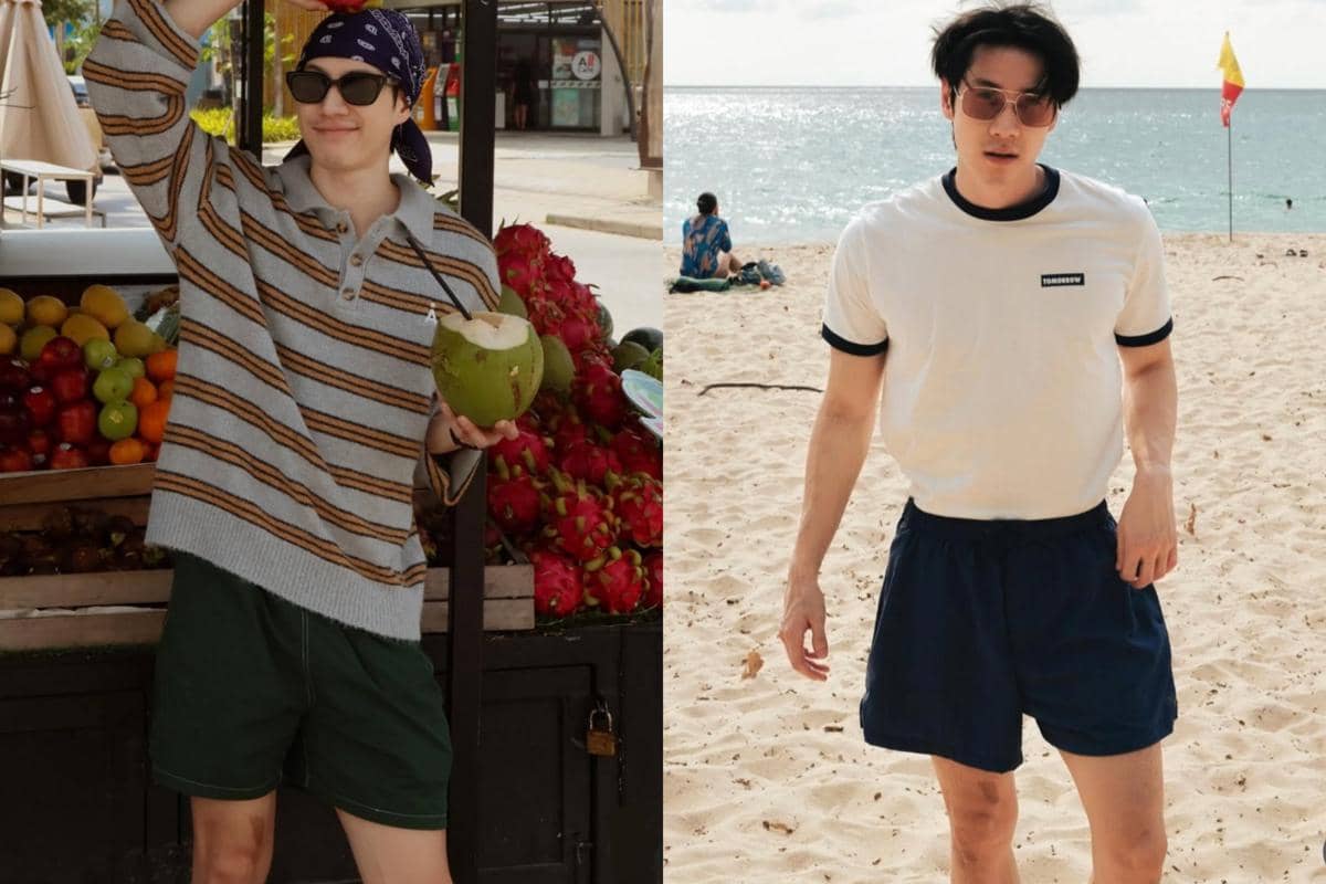 7 Ide OOTD Musim Panas ala Bright Rapheephong, Tampil Segar!