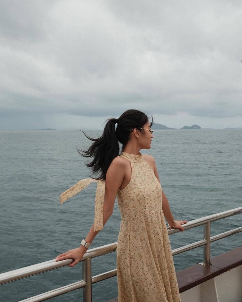 Azizah Salsha saat liburan ke Labuan Bajo