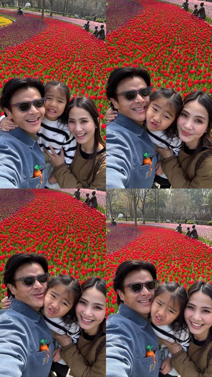 Keluarga Dion Wiyoko berlibur ke Shanghai