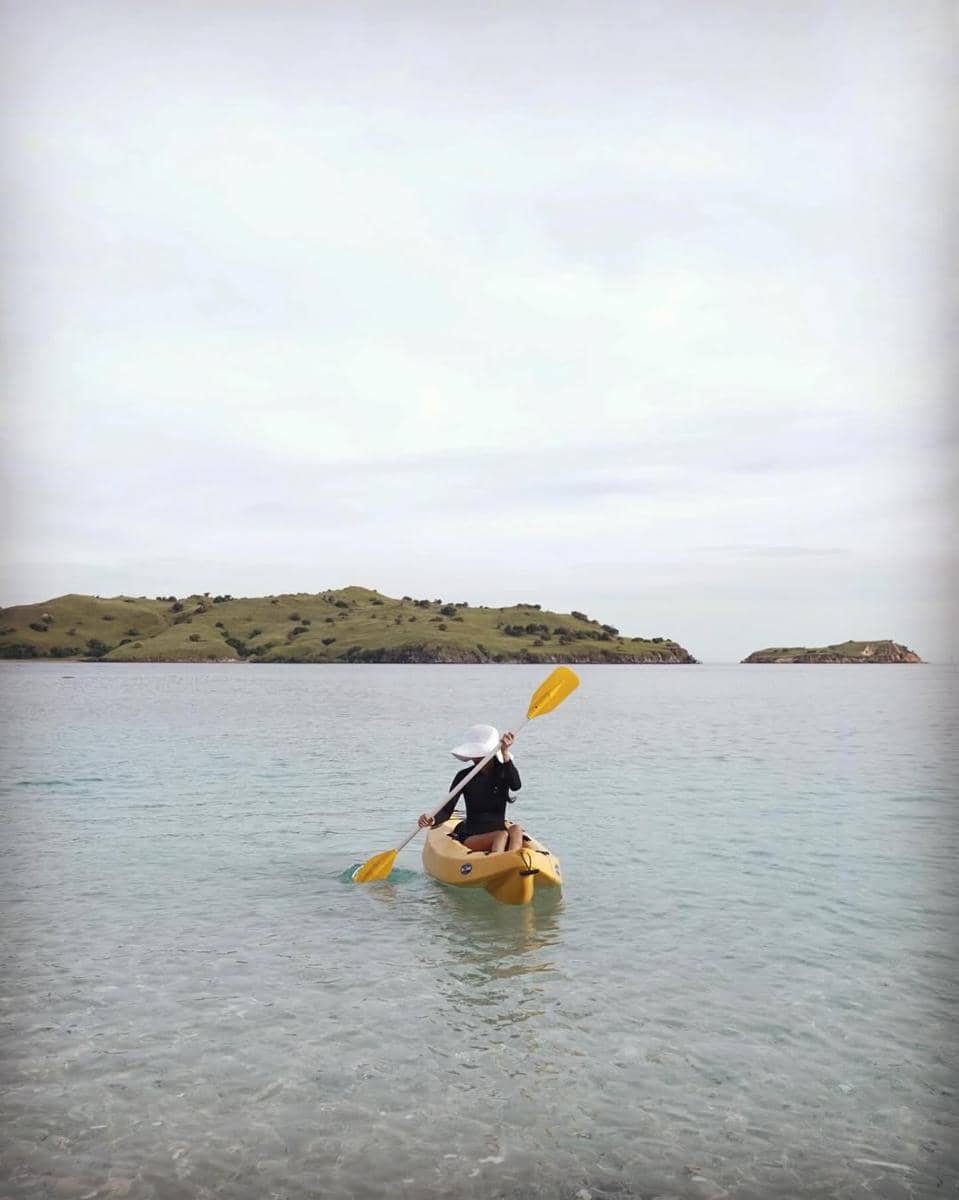 Azizah Salsha saat liburan ke Labuan Bajo