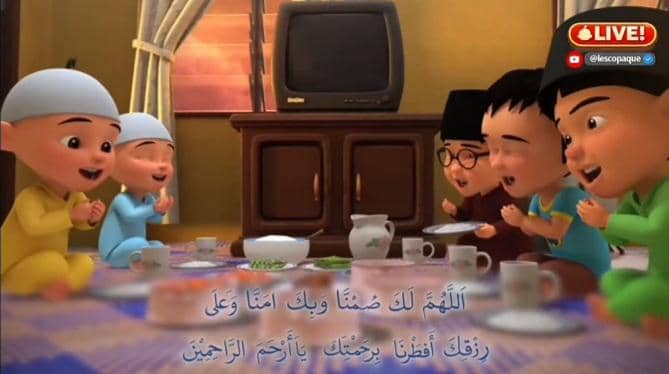 rumah Fizi di animasi Upin & Ipin 