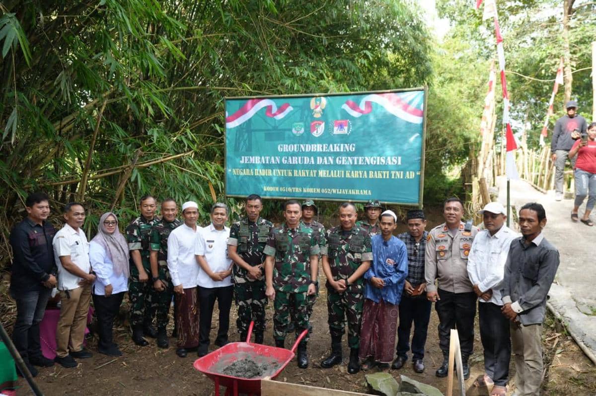 TNI AD Luncurkan Program Jembatan dan Gentengisasi