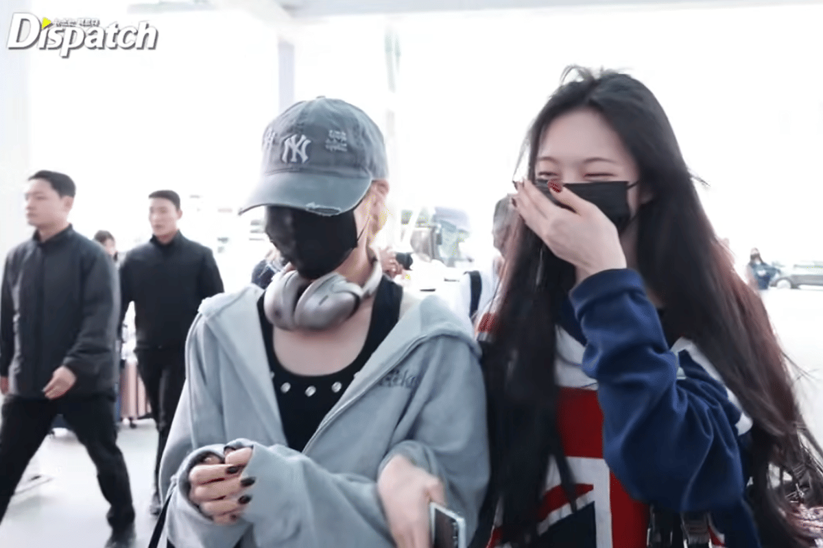 potret Yuha dan Ian Hearts2Hearts berangkat ke Indonesia untuk fan meeting (dok. Dispatch)