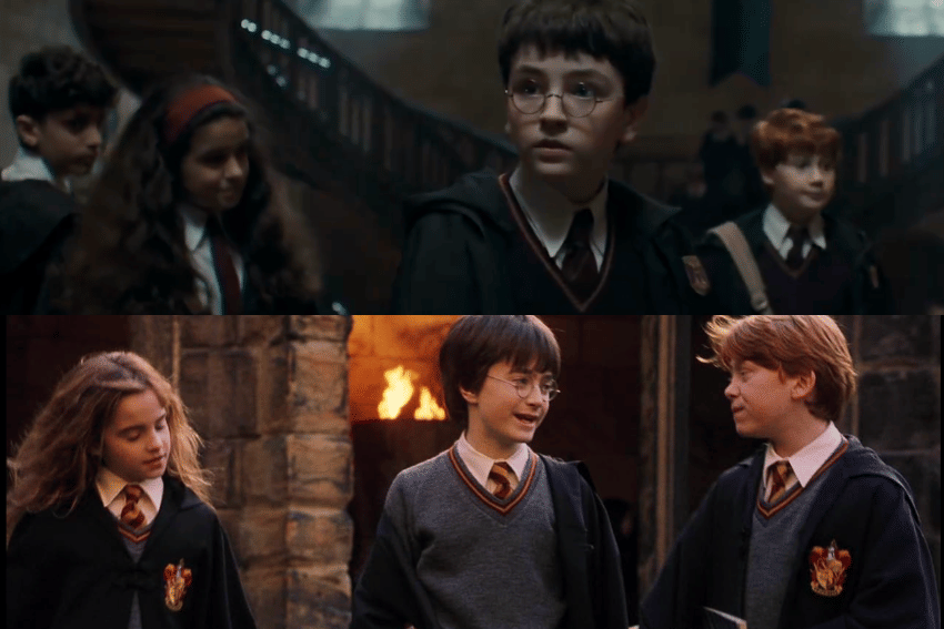 perbandingan adegan ikonik di serial dan film Harry Potter