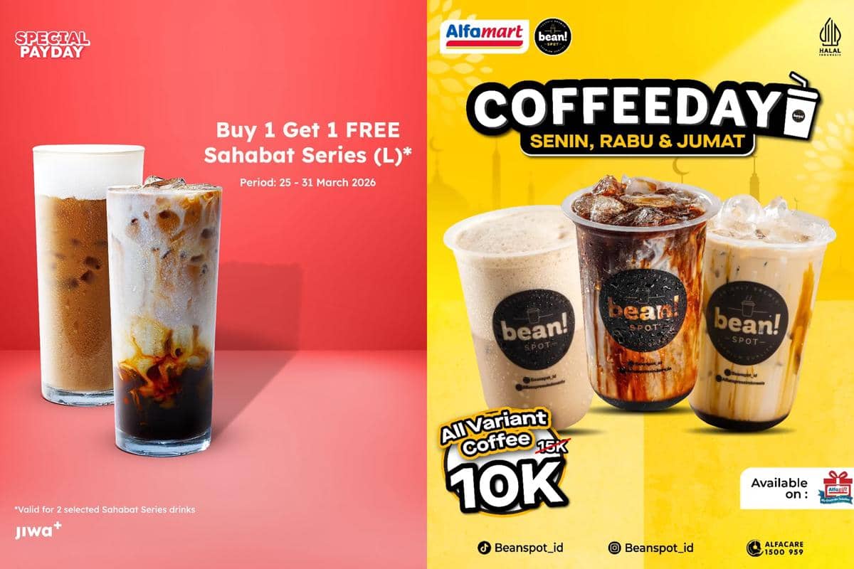 Deretan Promo Kopi Maret 2026 yang Gak Boleh Dilewatkan