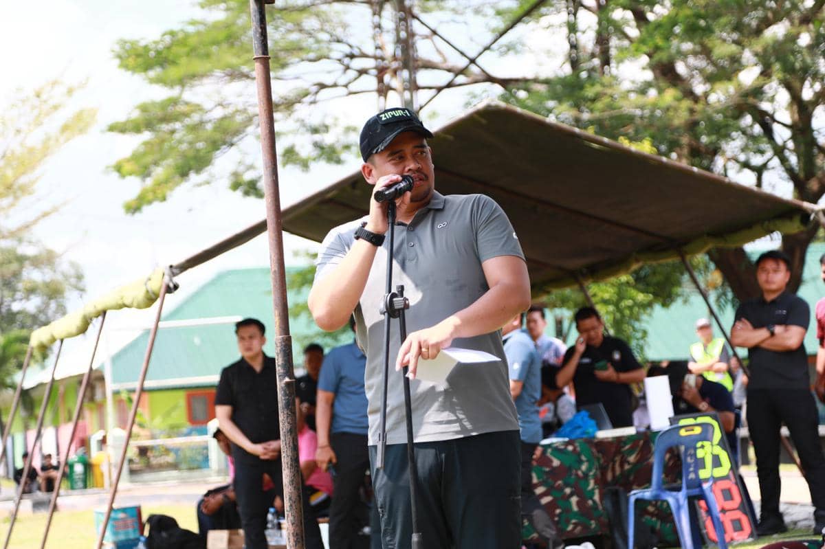 Gubernur Sumut Bobby Nasution resmi membuka Liga 4 Piala Gubernur Sumut (dok.Liga 4 Sumut)