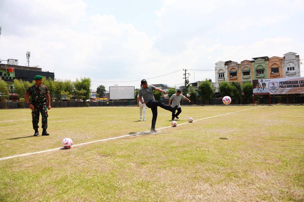 Gubernur Sumut Bobby Nasution resmi membuka Liga 4 Piala Gubernur Sumut (dok.Liga 4 Sumut)