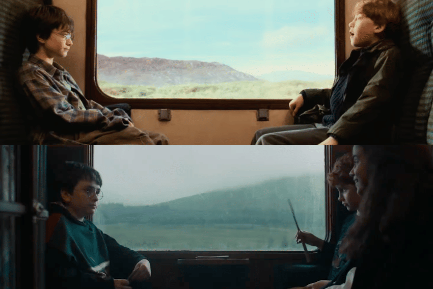 perbandingan adegan ikonik di serial dan film Harry Potter