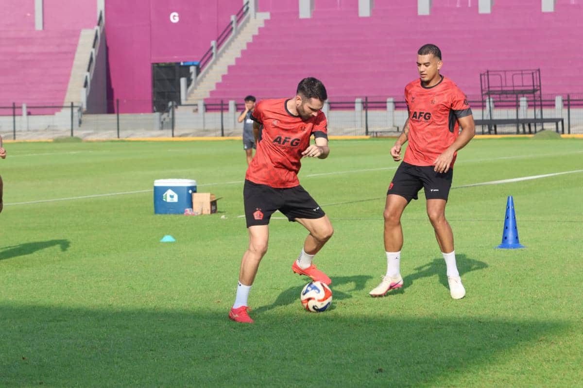 Pemain Persik Kediri saat berlatih. IDN Times/Persik Kediri