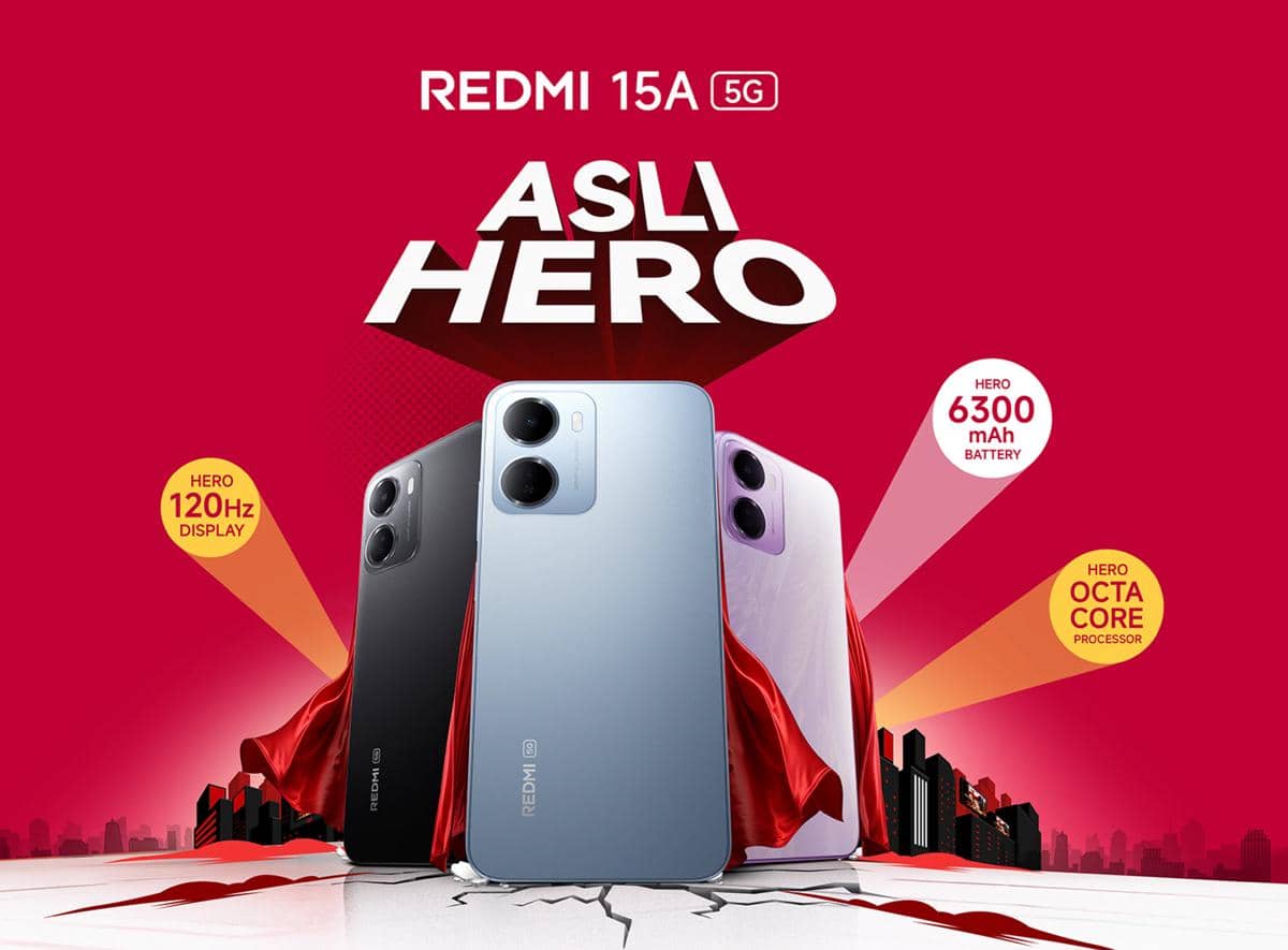 Xiaomi Redmi 15A 5G Rilis dengan Baterai Jumbo dan Update Panjang