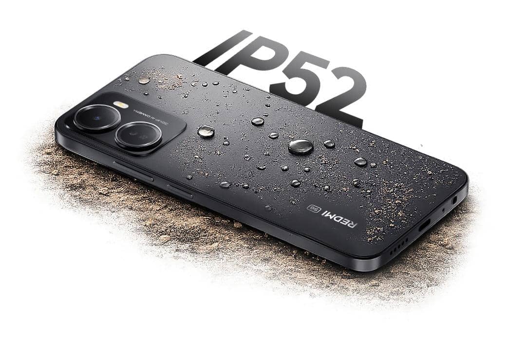 ilustrasi Xiaomi Redmi 15A yang punya IP52