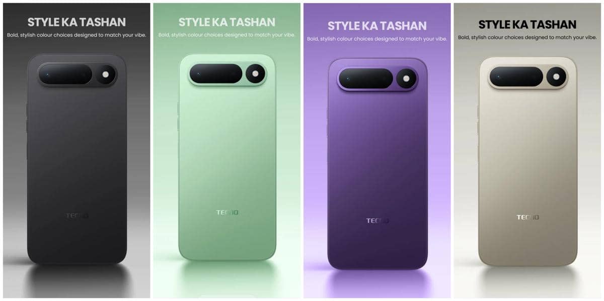 opsi warna TECNO Spark 50 5G 