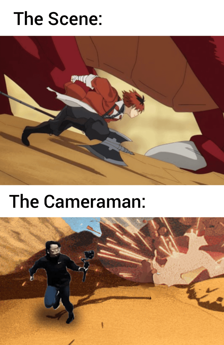 meme anime tentang kamerawan