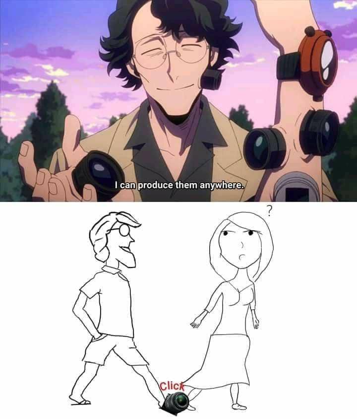meme anime tentang kamerawan