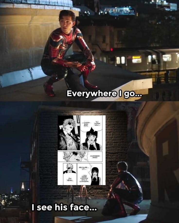 meme ending manga Chainsaw Man