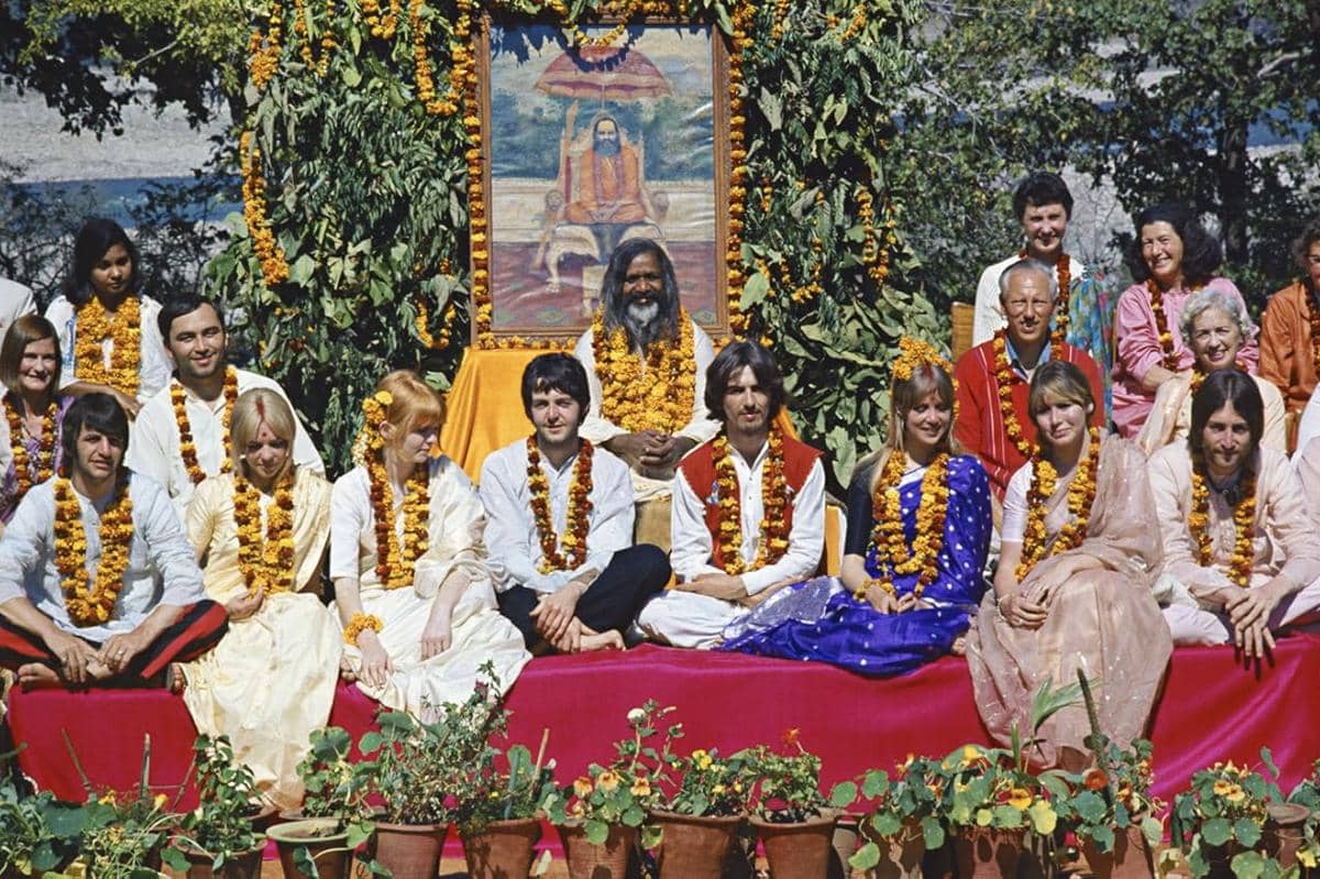 Meeting the Beatles in India.
