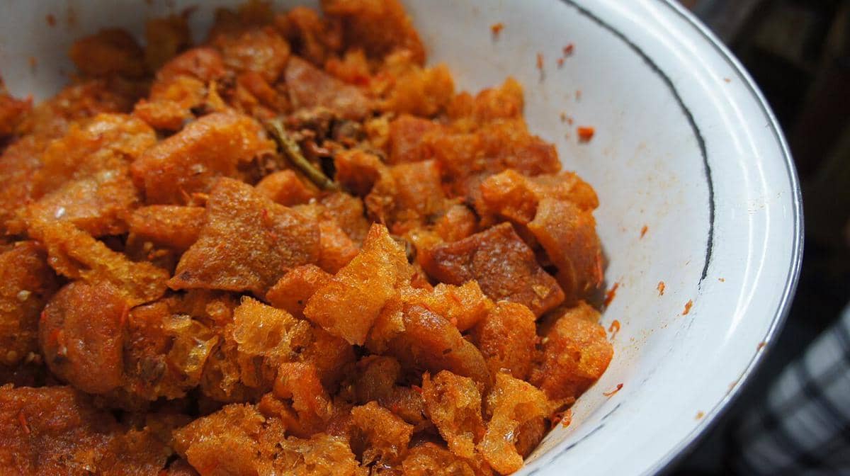 ilustrasi sambal goreng krecek