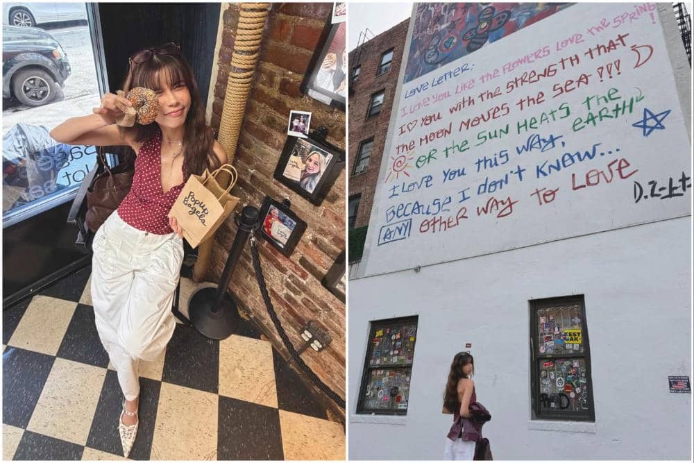 7 Potret Sabrina Chairunnisa Jalan-jalan di Soho, New York!