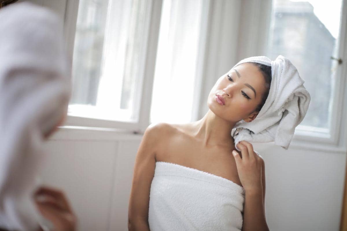 ilustrasi memilih handuk